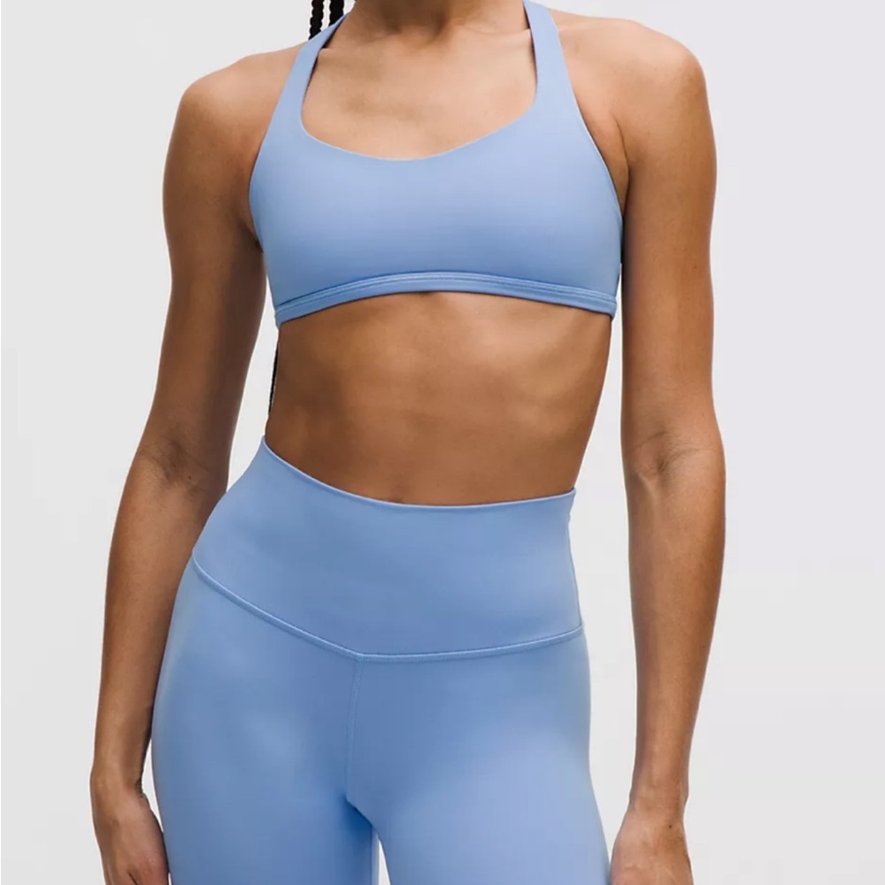 lululemon athletica Light Blue Sports Bra